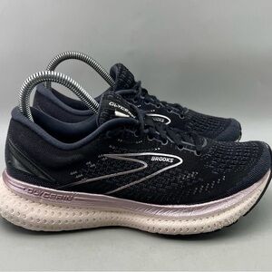 Brooks Women’s Black with Light Pink FlyteFoam Running Shoes
